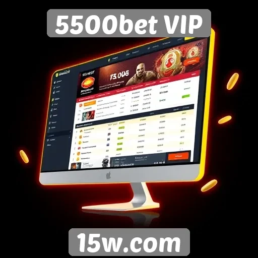 Interface do usuário do 5500bet VIP é intuitiva